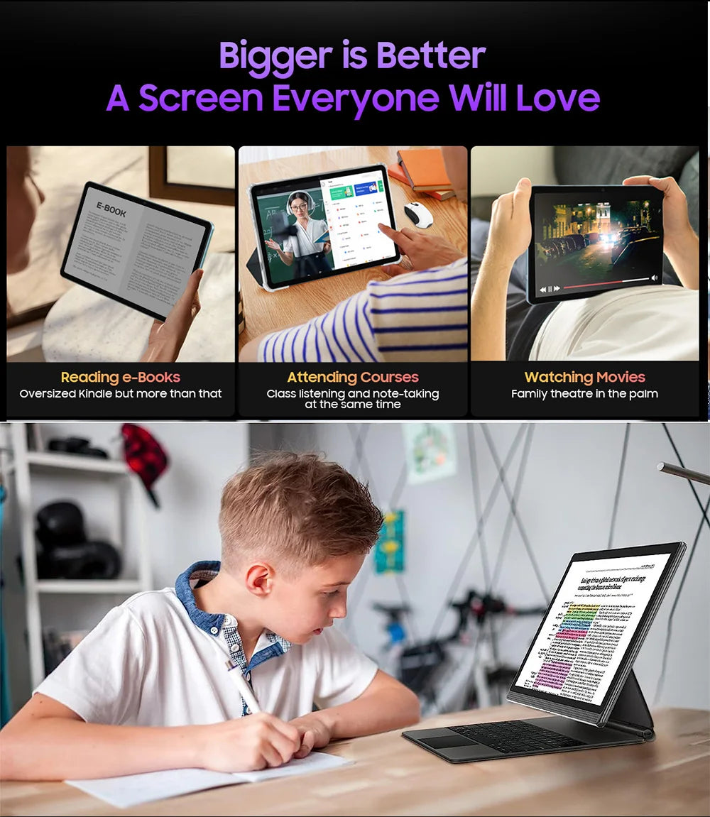 Tablette Nenmoen Mpad14 – 14,1" FHD, 6/12GB RAM, 256GB, Android 12, 4G LTE