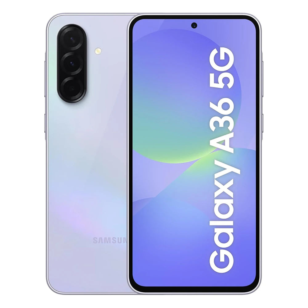 Samsung Galaxy A36 5G Smartphone Snapdragon 6 Gen 3 Écran Super AMOLED 6,7", 120 Hz, appareil photo 50 Mpx, 5 000 mAh, 45 W, NFC, IP67