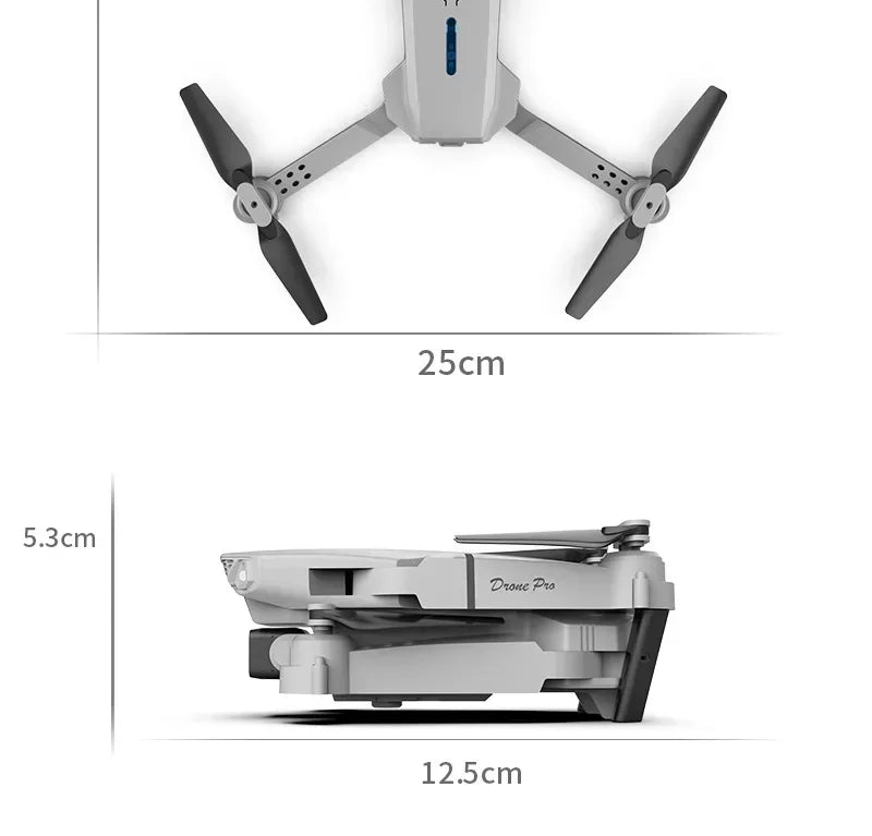 E88 Pro - Drone WIFI FPV avec Caméra HD 4K