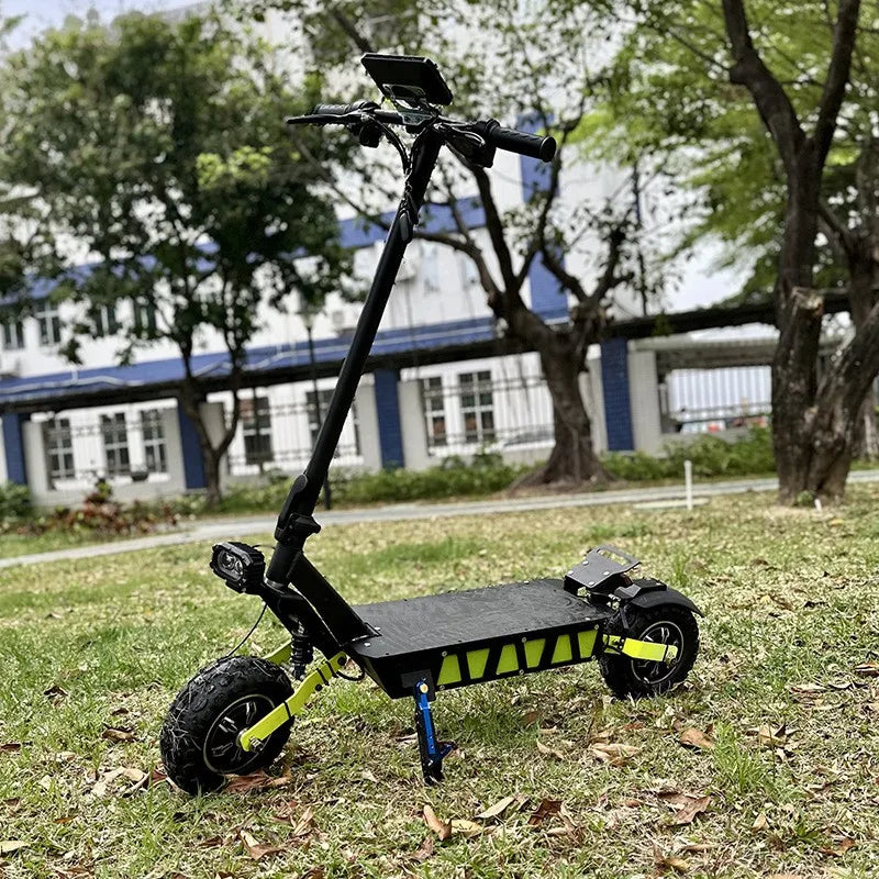 Scooter Électrique Tout-Terrain Pliable Double Entraînement 36V | 11” Pneus, 40-60 km Autonomie