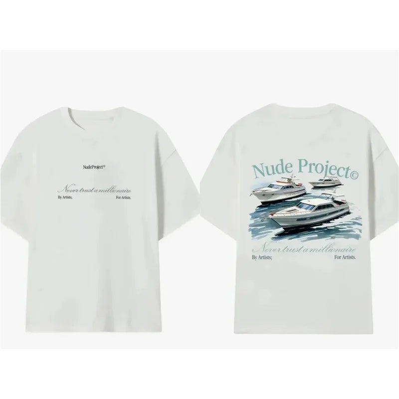👕 T-shirt Rayé Fashion Design – Respirant & Confortable