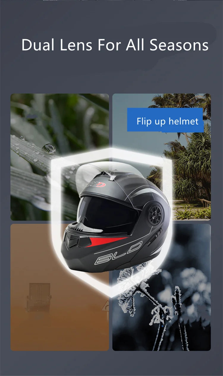 Casque de moto rabattable pour hommes et femmes, sécurité, descente, motocross, course modulaire, visage intégral personnalisé, approuvé par le DOT