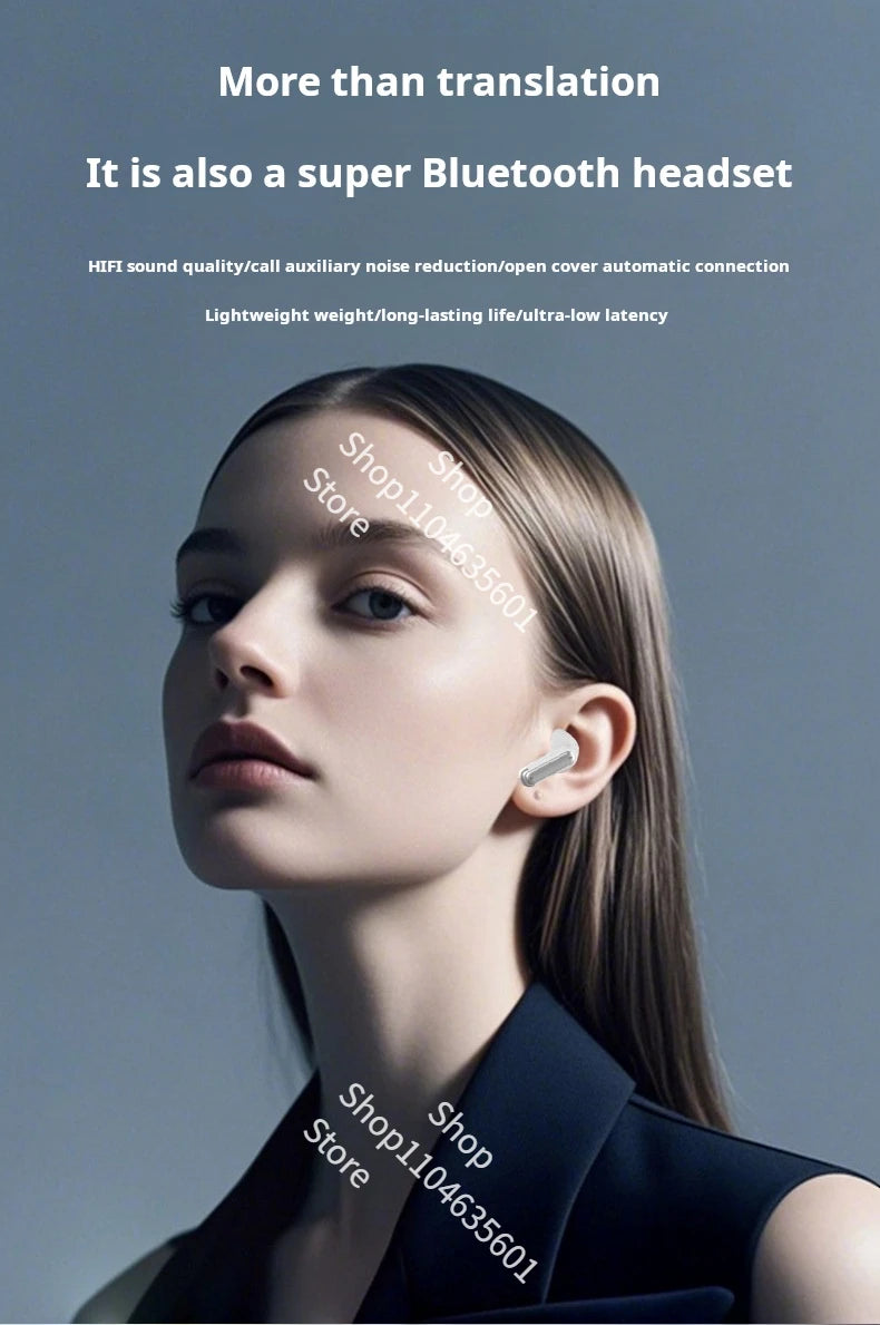 🎧 Sony Casque Traducteur AI – Écouteurs Bluetooth HiFi Stéréo