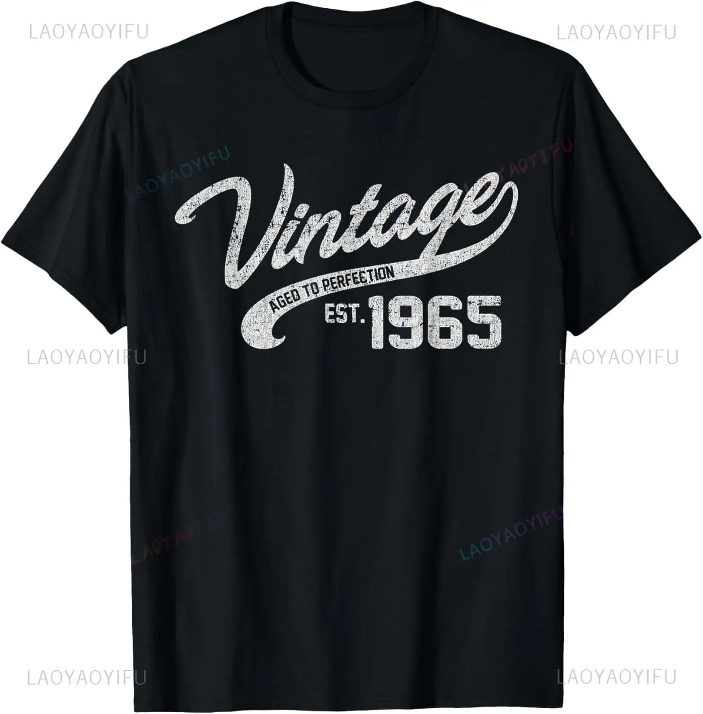 T-shirt Vintage 60 ans – Voiture 1965, Unisexe, Manche Courte, Cadeau Homme
