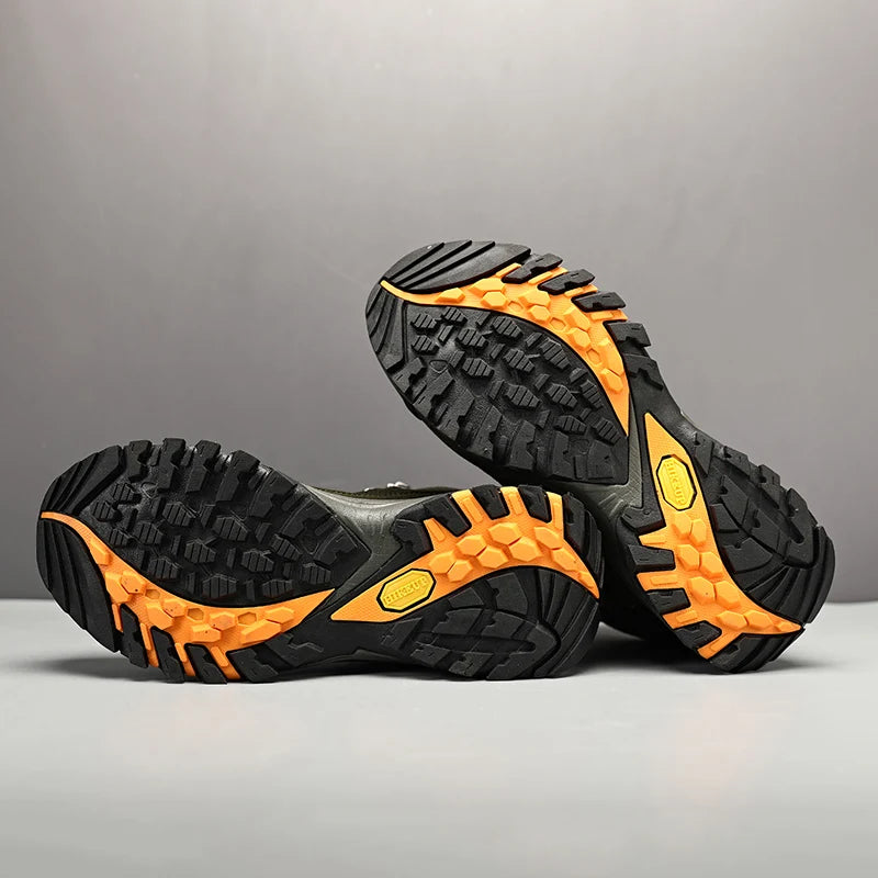 HIKEUP Bottes de Randonnée Homme – Chaudes, Confortables et Respirantes pour Plein Air