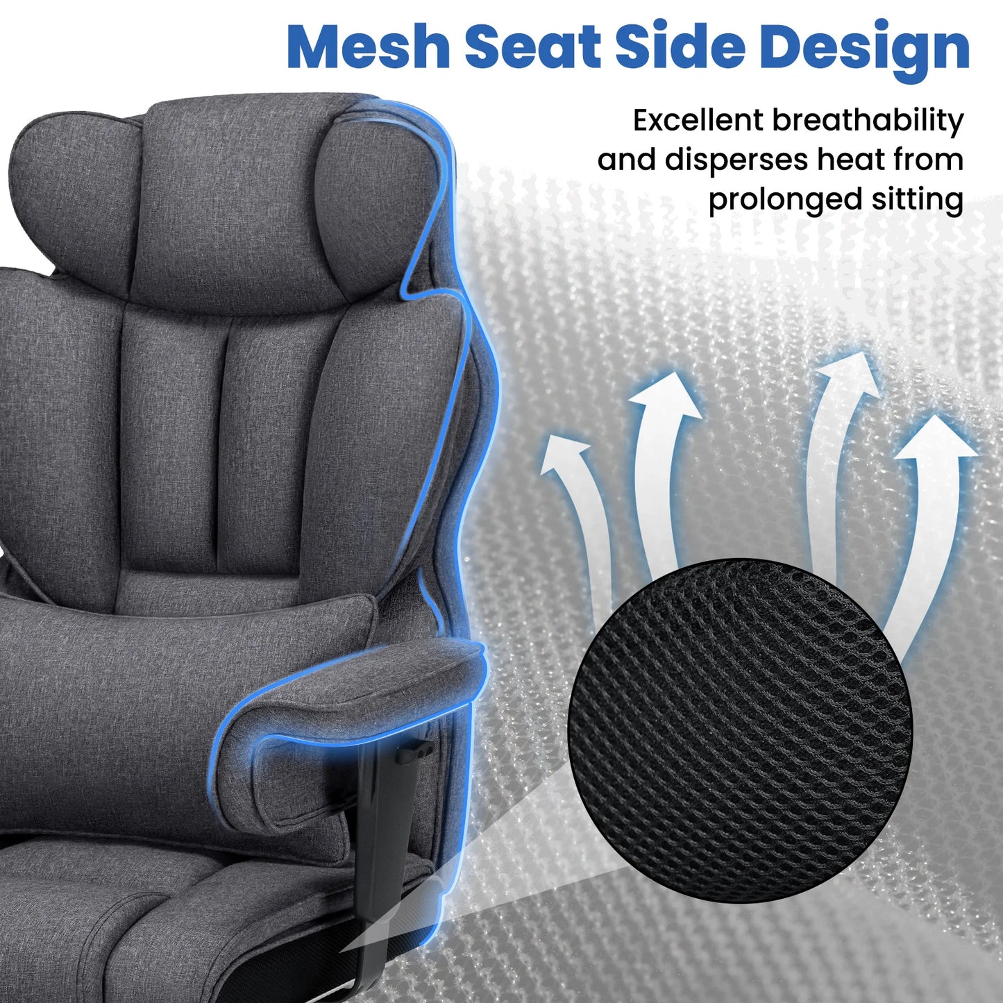 Chaise Gaming Ergonomique – Confort Ultime pour les Gamers et Télétravailleurs !