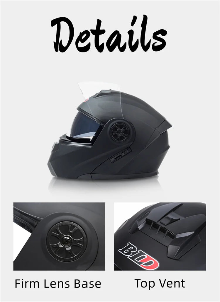 Casque de moto rabattable pour hommes et femmes, sécurité, descente, motocross, course modulaire, visage intégral personnalisé, approuvé par le DOT