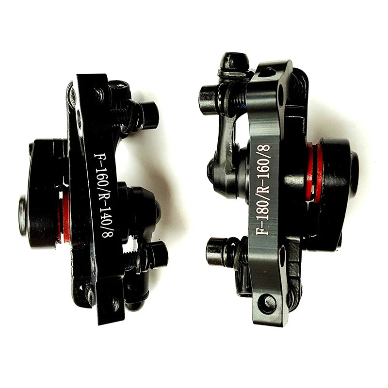 Étrier de Frein à Disque VTT BB8 – Alliage d’Aluminium, F180/R160, Freinage Linéaire pour Vélo de Montagne