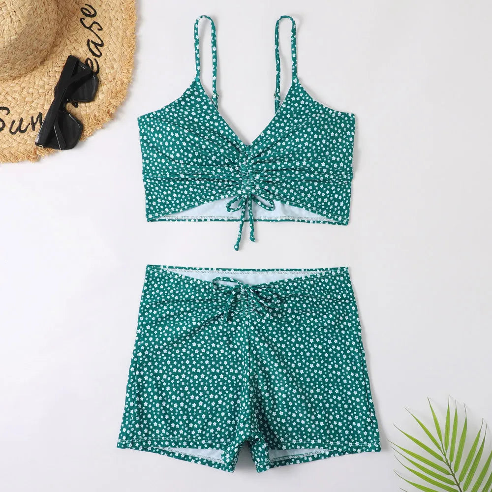 Maillot de bain taille haute pour femmes, Bikini, Push Up, imprimé Floral