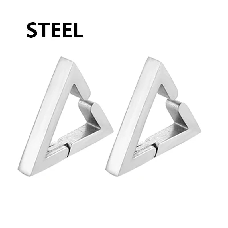 Boucles d'oreilles à tige magnétique en acier inoxydable pour hommes et femmes, ensemble de boucles d'oreilles à clip non ichi, aimant CZ blanc unisexe, cadeau de bijoux, 1 paire