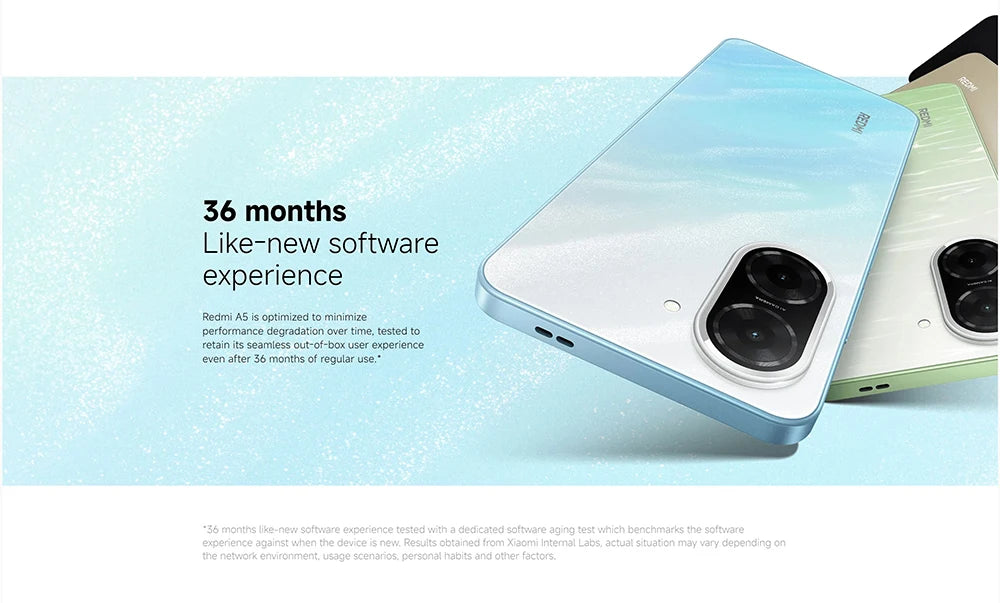 Smartphone Xiaomi Redmi A5 – Version Mondiale, Écran 6.88", 5000mAh, Double SIM