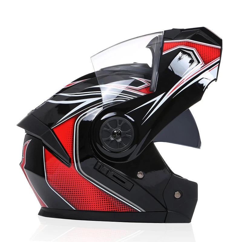 Casque de moto rabattable pour hommes et femmes, sécurité, descente, motocross, course modulaire, visage intégral personnalisé, approuvé par le DOT