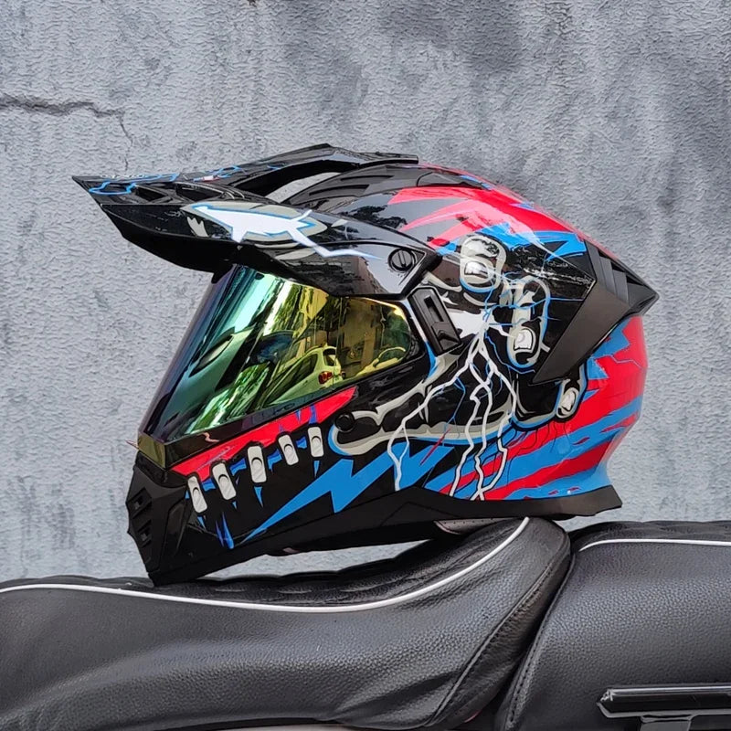 Casque Moto ORZ Intégral ABS – Certifié DOT – Léger et Sécurisé