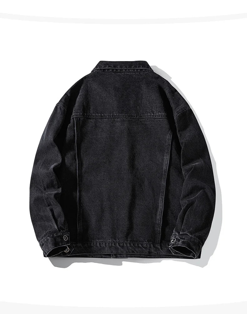 Veste en denim homme loose KK LUFAINA – Style casual sport printemps/automne