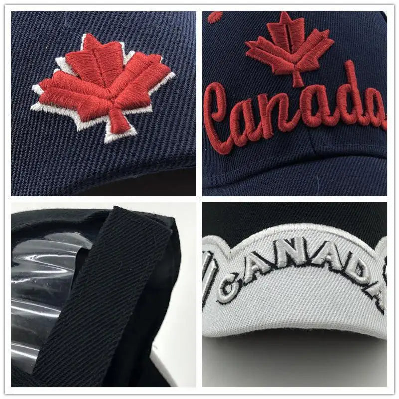 Casquette de Baseball Brodée Canada – Unisexe, Haute Qualité, Ajustable, Protection Solaire
