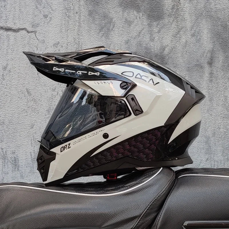Casque Moto ORZ Intégral ABS – Certifié DOT – Léger et Sécurisé