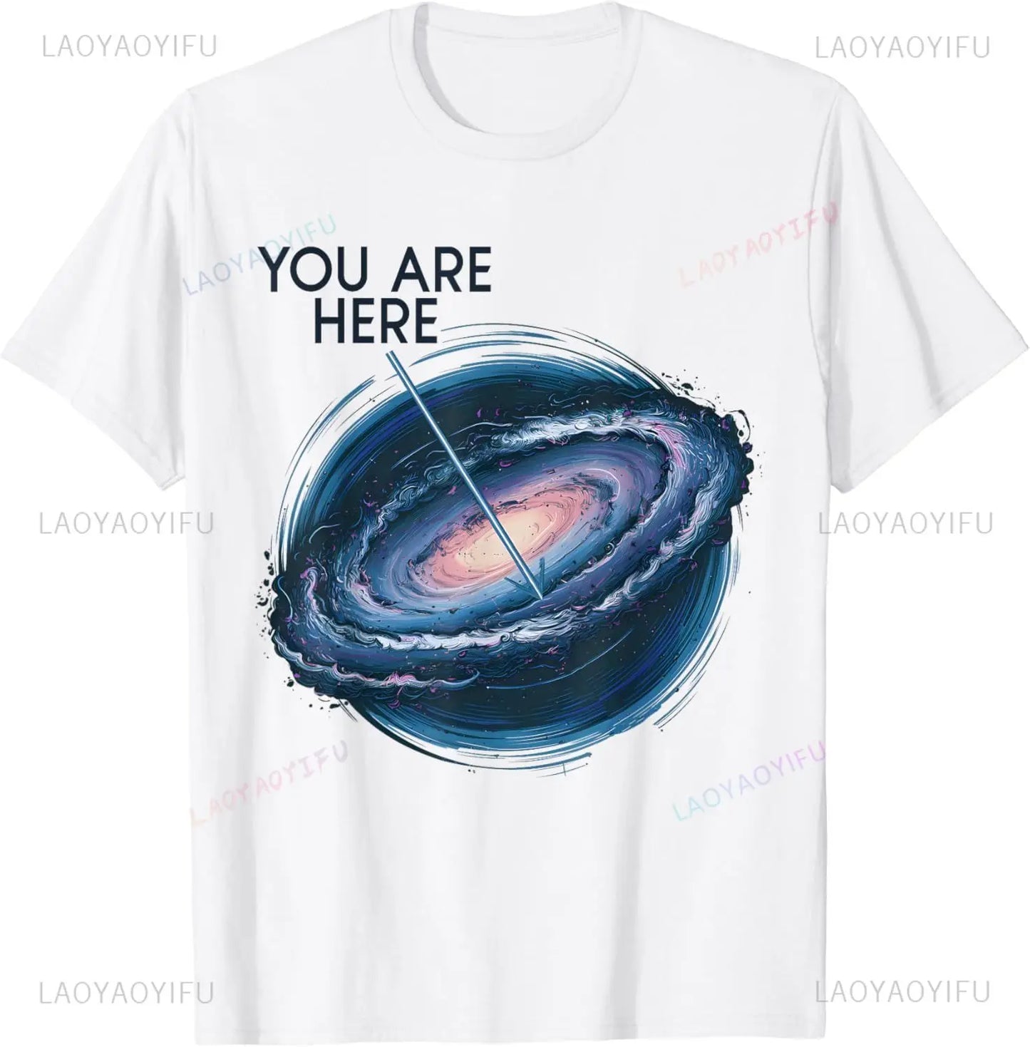 T-shirt unisexe Galaxie Astronomie, streetwear