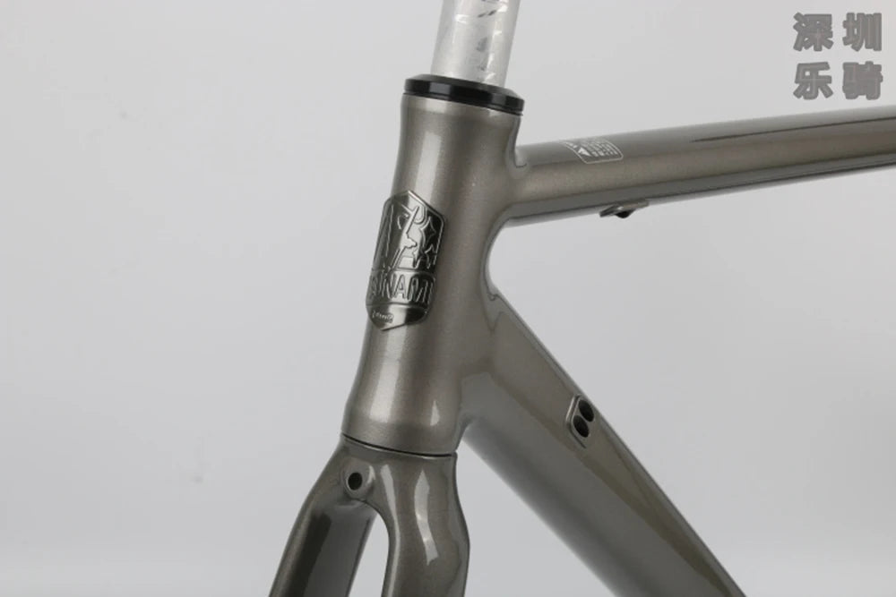 Le Cadre: TSUNAMI-Road Bicycle Frame, R1 Aluminum Alloy, 700C Rim Brake, C Clamp, Bicycle Rear Frame, Carbon Fork, New, 2024