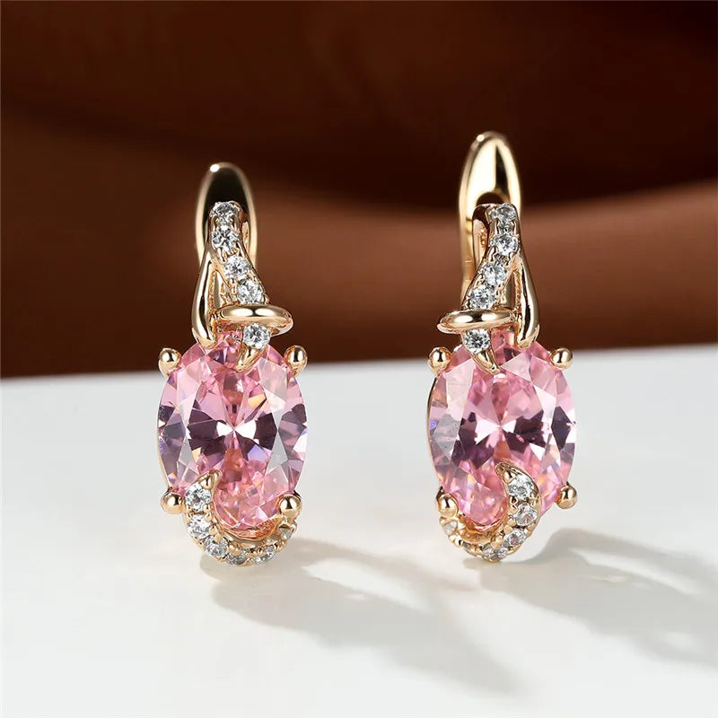 Boucles d'Oreilles promenales en Clip Bleu pour Femme, Bijou de Mariage, Mystique, Multicolore, Zcomprend sur réinitialisation