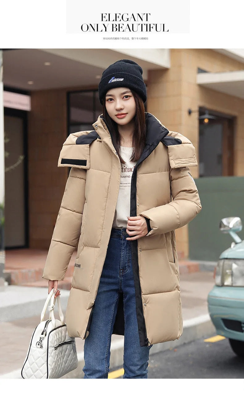 Veste femme épaisse à capuche – Hiver 2025 | ParisPetitPrix