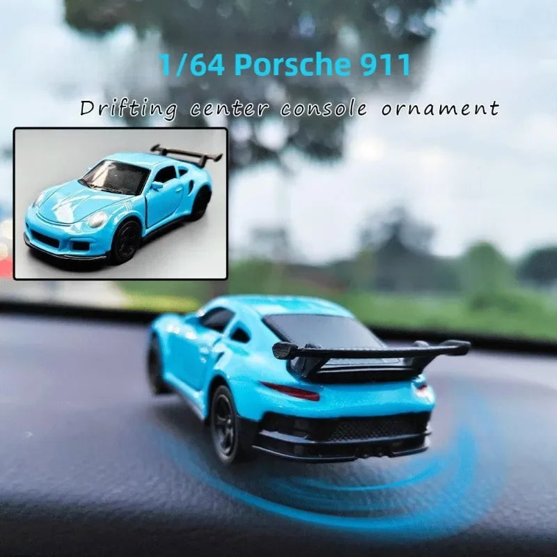 Ornements rotatifs pour dérive de voiture de sport, tableau de bord automatique, modèle de course, déco, individualité de voiture, Kit de décoration pour Console centrale