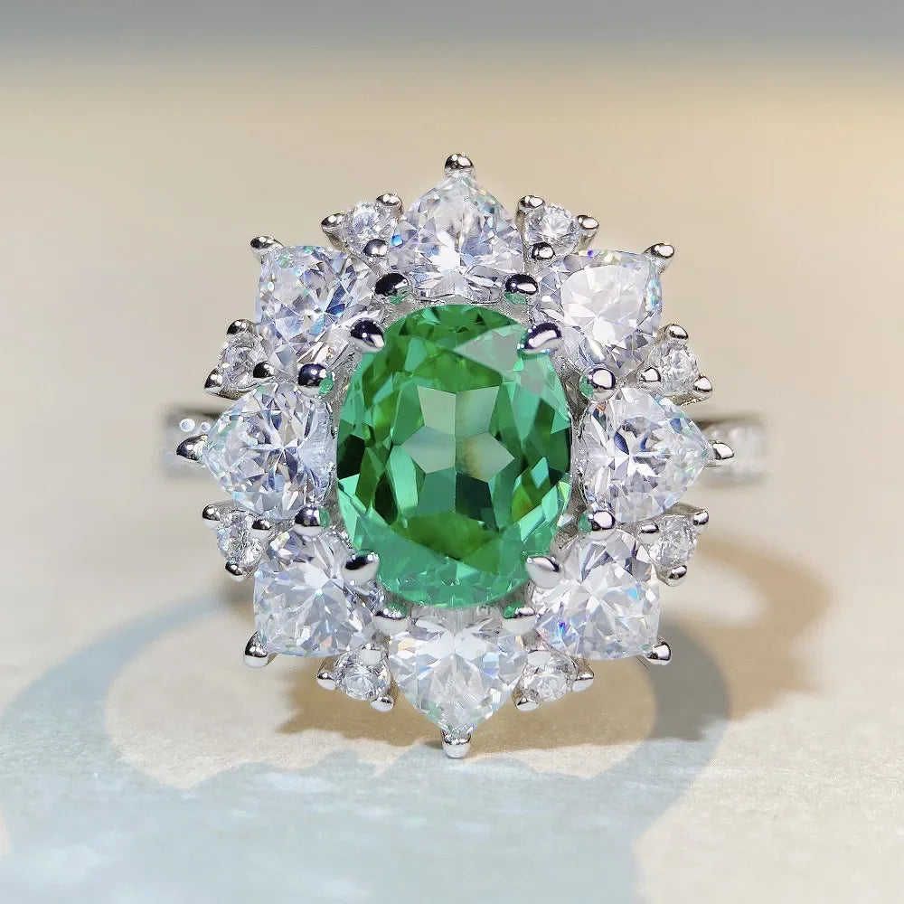💍 Bague Femme en Platine avec Diamants – Style Classique