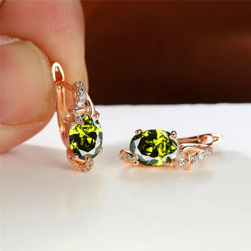 Boucles d'Oreilles promenales en Clip Bleu pour Femme, Bijou de Mariage, Mystique, Multicolore, Zcomprend sur réinitialisation