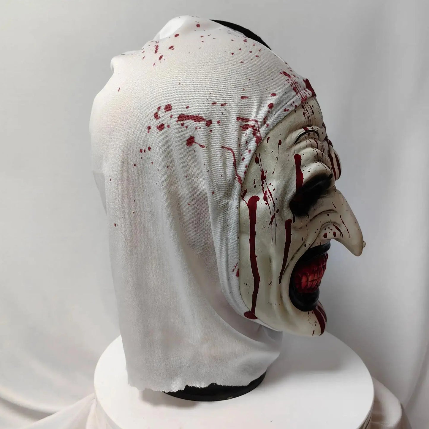 Masque Clown Terrifier en Latex – Halloween & Cosplay Effrayant pour Adultes