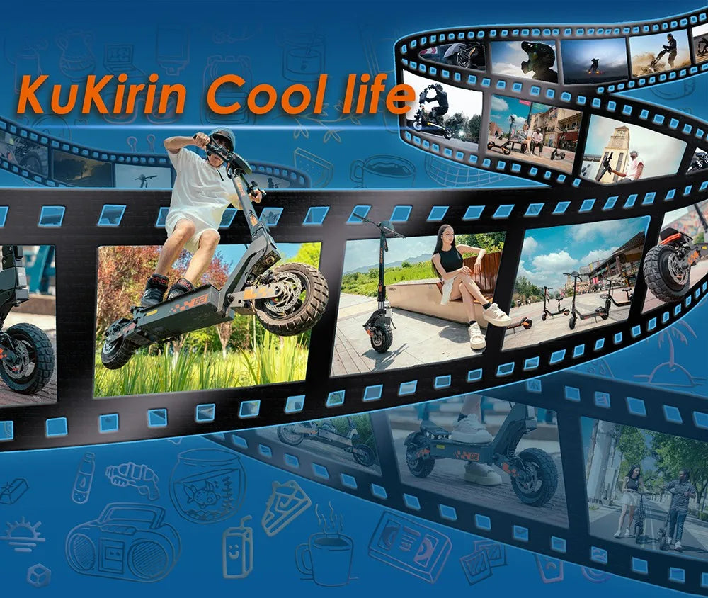 Kukirin G2 Foldable Electric Scooter, 800W Motor, 48V 15Ah Battery, 10" Tires Escooter, 45km/h Max Speed, 55km Range,Disc Brakes
