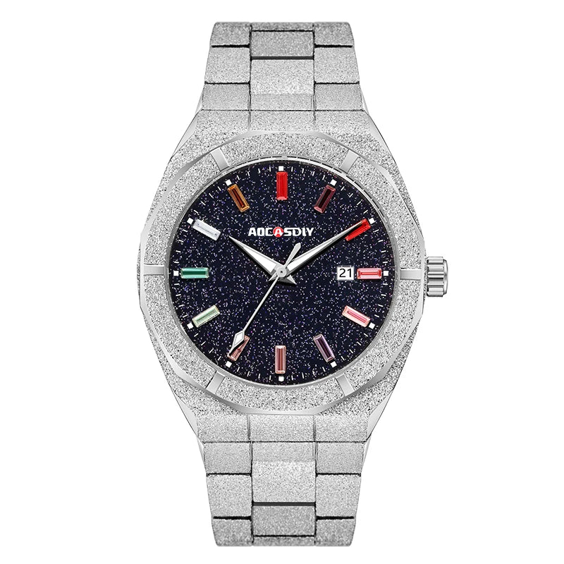 Montre Quartz Homme – Acier Inoxydable Élégante & Résistante