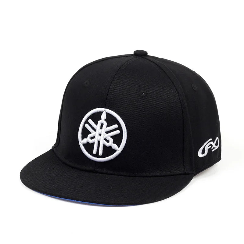 Casquette Yamaha Moto Course Unisexe Baseball Hip Hop Coton Brodée Protection Solaire