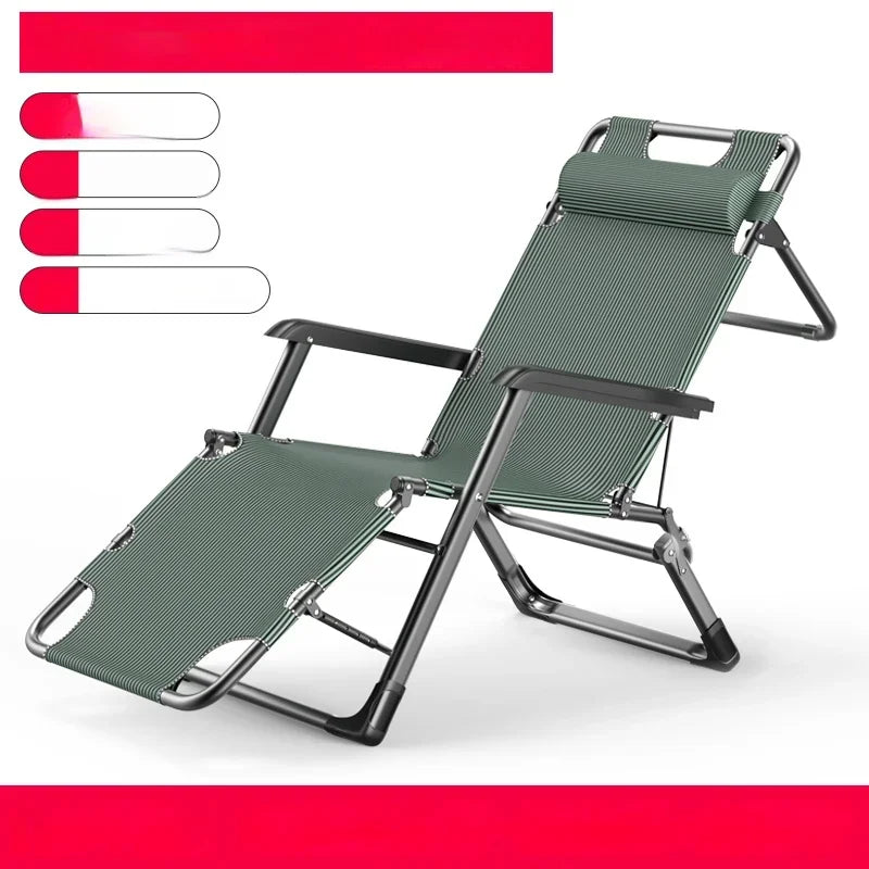 GIANghts-Chaise de pique-nique avec main courante, pliable et réglable, mobilier de jardin et de salon, pour l'été