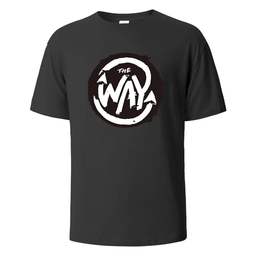 T-shirt Imprimé “The Way” – Homme & Femme, Streetwear Décontracté