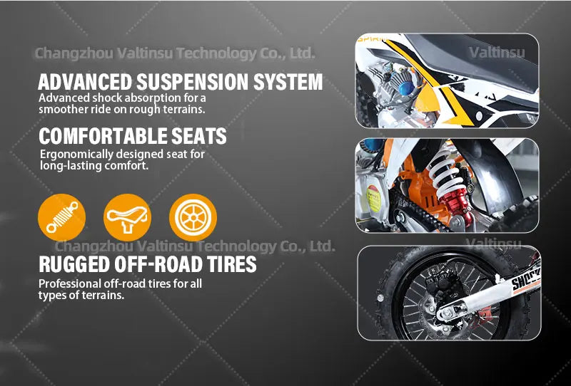 đïž Dirt Bike 125cc Valtinsu â Moto Cross 4 Temps