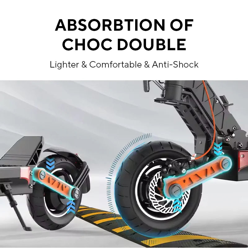 JOYOR S5-Z – Scooter Électrique Pliable 600W, Autonomie 40-60 km, Pneus 10" Tout-Terrain
