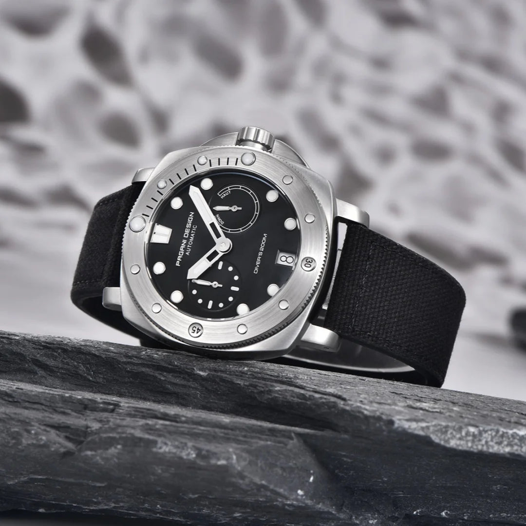PAGANI Design New Men Automatic Mechanical Watches Diver Watch For Top Brand Luxury 200M Waterproof AR Sapphire Watch for Men
