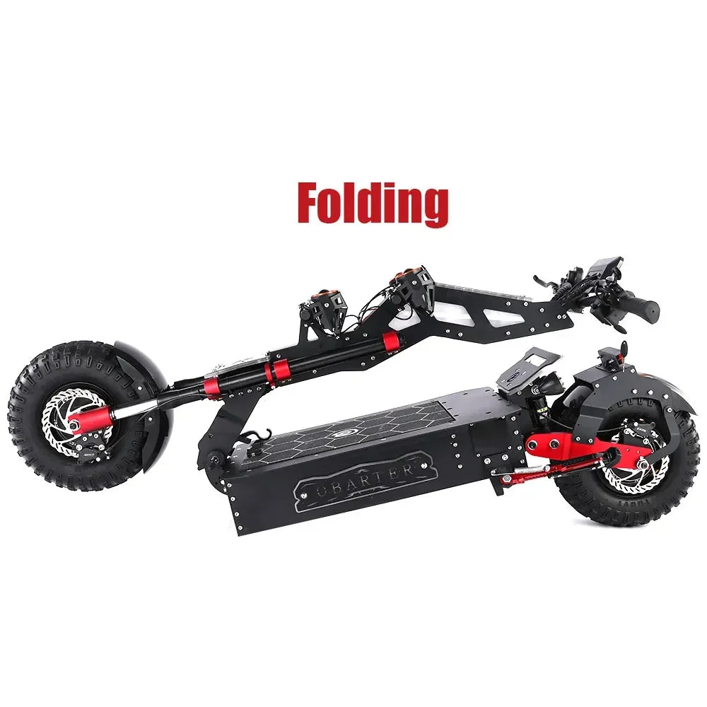 X7 Electric Scooter 8000W Dual Motor 60V 60Ah Battery Top Speed 90 km/h Max Range 140 km Foldable 14 Inch Tires Waterproof