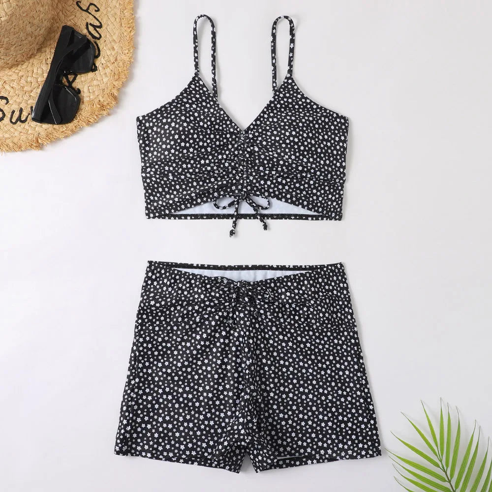 Maillot de bain taille haute pour femmes, Bikini, Push Up, imprimé Floral