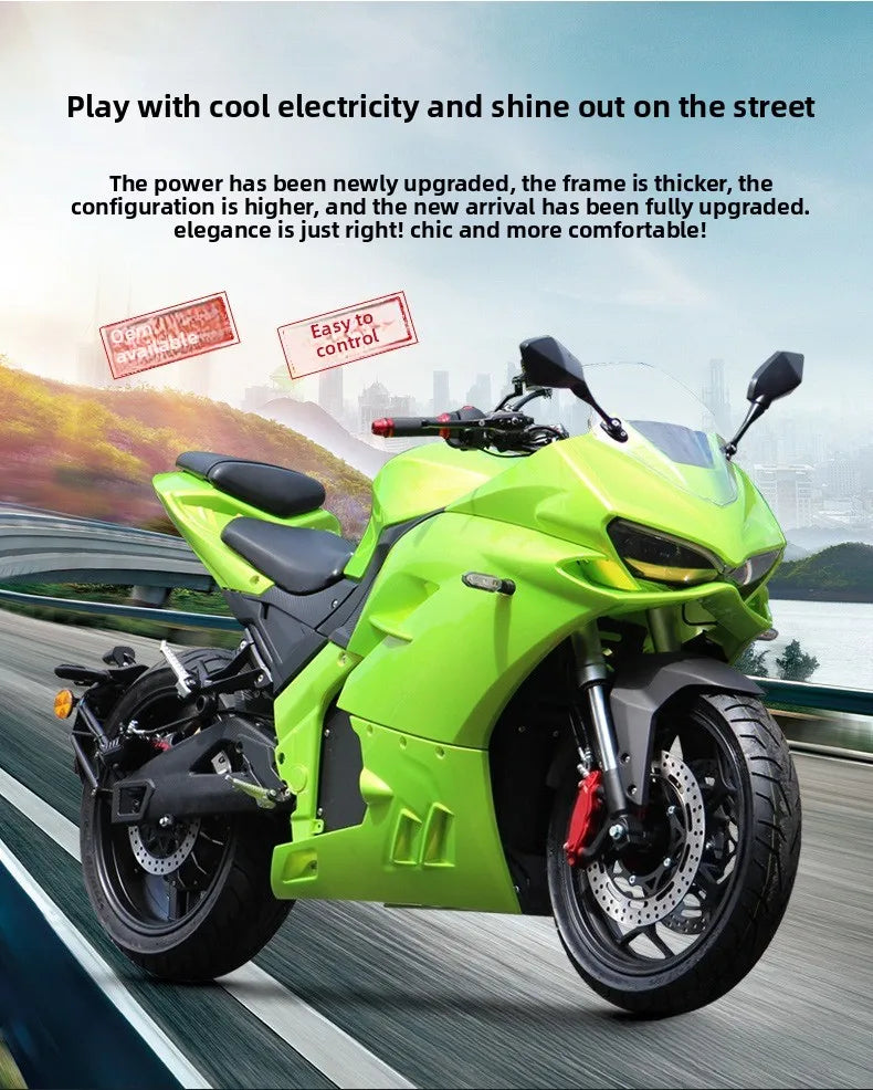 Moto Électrique Sportive Hats Tree SC3 – 82kW, 190Nm de Couple, Hautes Performances