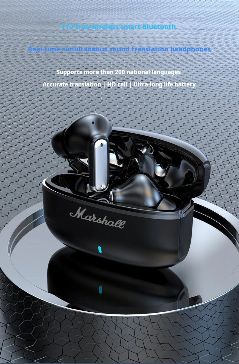 🎧 Écouteurs Sans Fil Marshall BT AI – Traduction et HiFi Stéréo