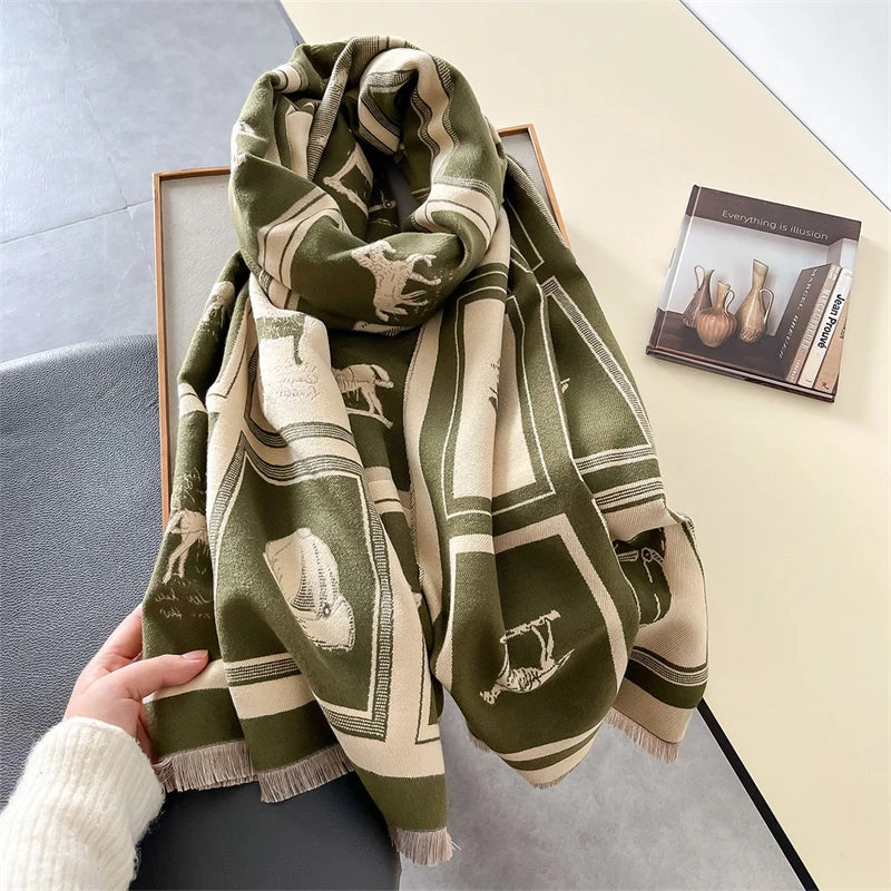 Châle Pashmina en Cachemire pour Femme – Luxe & Confort