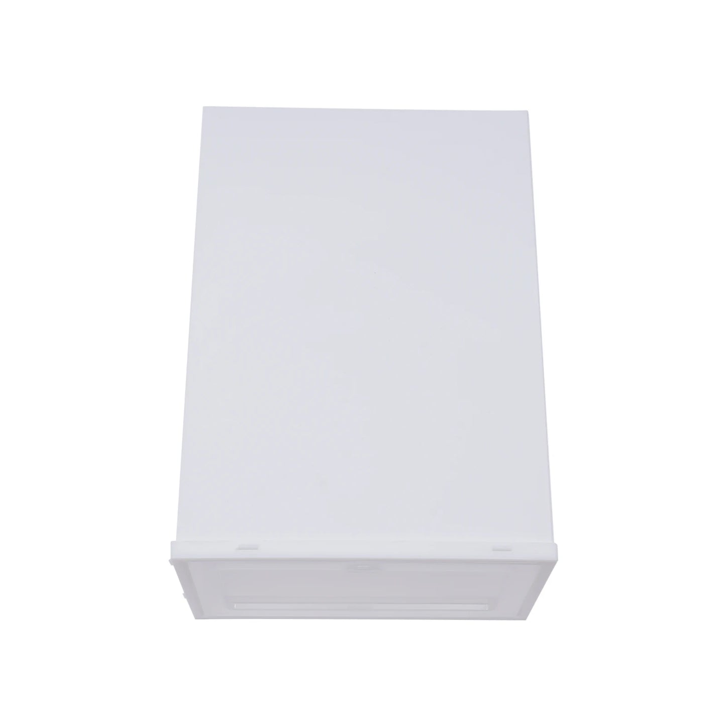 Lot de 20 Boîtes de Rangement à Chaussures Empilables – Transparentes, Pliable et Modulable, Plastique PP Blanc