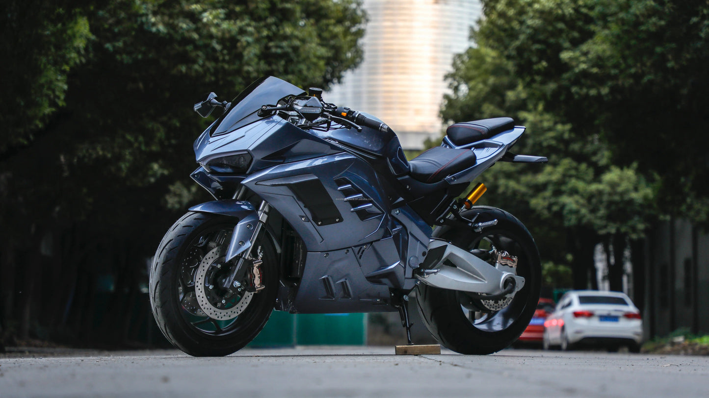 ⚡ Moto Électrique Haute Puissance 8000W – Vitesse +150 km/h, Autonomie jusqu’à 280 km