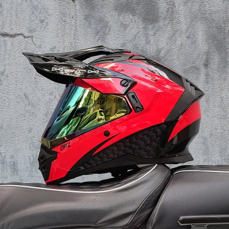 Casque Moto ORZ Intégral ABS – Certifié DOT – Léger et Sécurisé