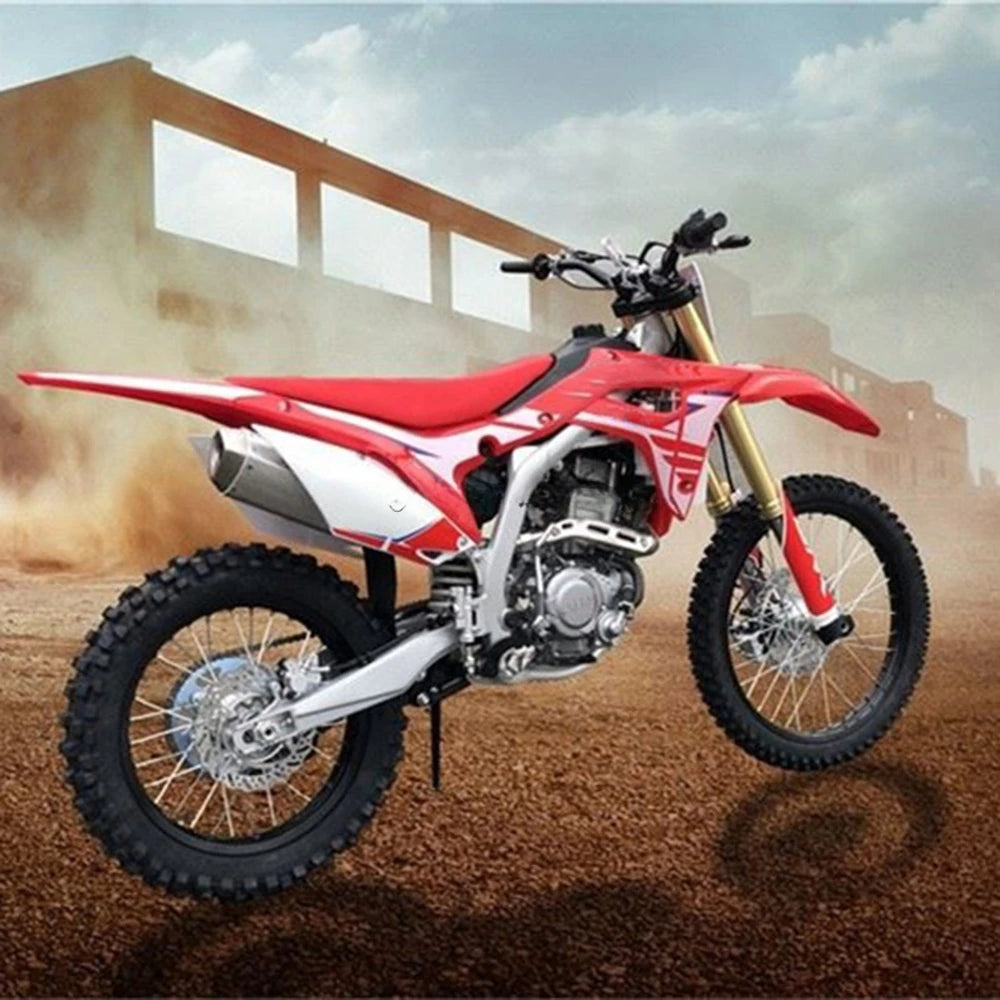 Moto tout-terrain à carburant 250cc pour adultes, vélo de course de montagne, vélo de cross-country, frein à disque de motocross annuel, refroidi par air, 4 temps