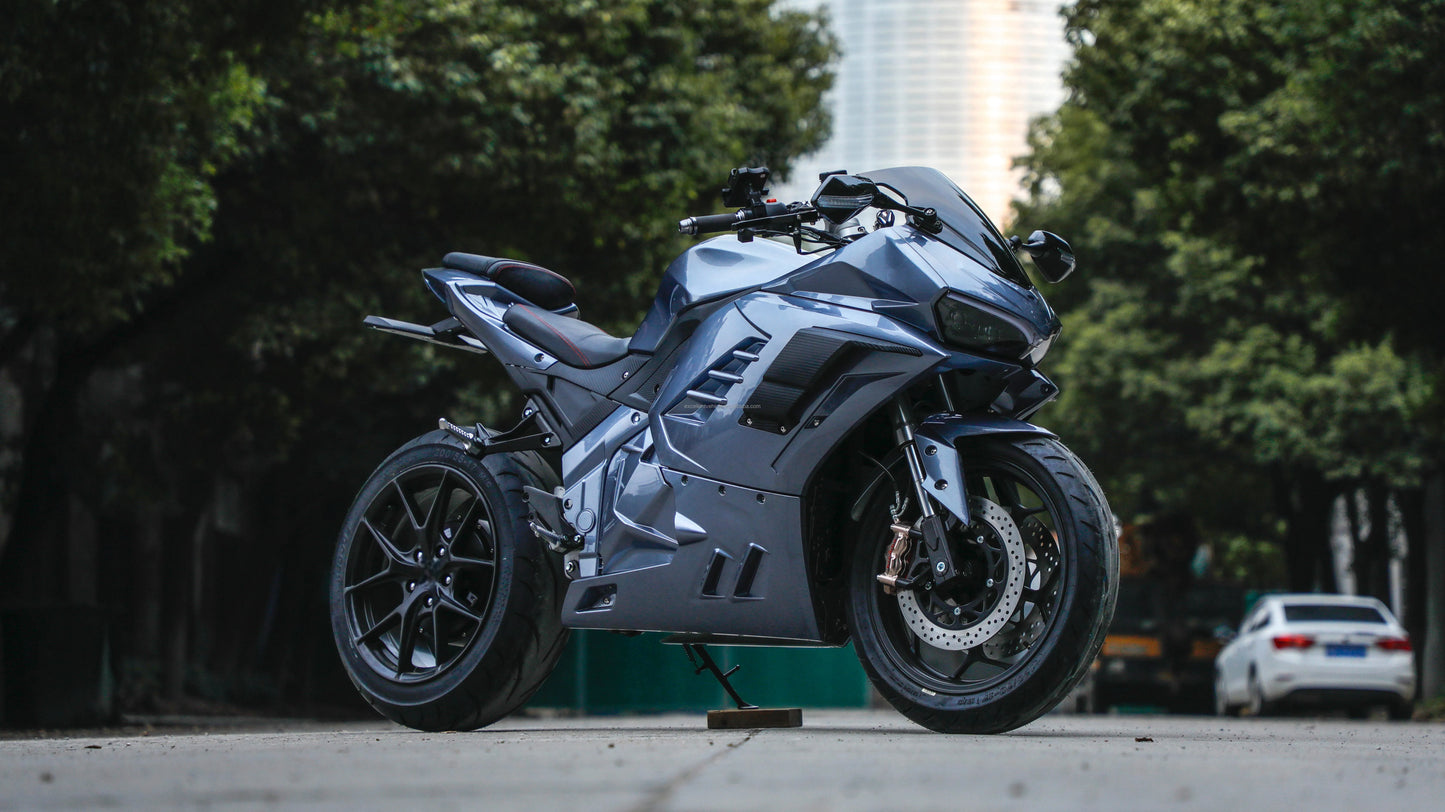 ⚡ Moto Électrique Haute Puissance 8000W – Vitesse +150 km/h, Autonomie jusqu’à 280 km