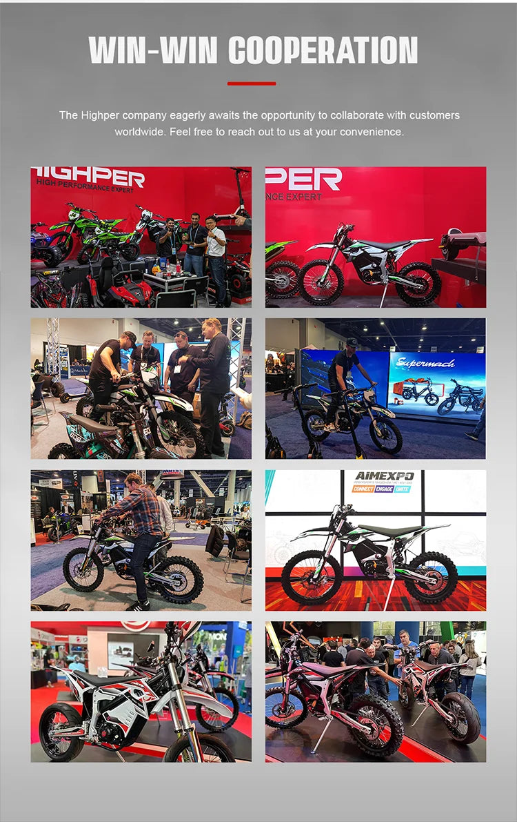 Moto Électrique Hors-Route 3000W-12KW 72V – Hiperfect