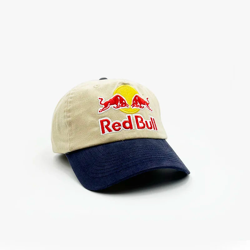 Casquette Red Bull Moto Unisexe Baseball Course Coton Réglable Sport