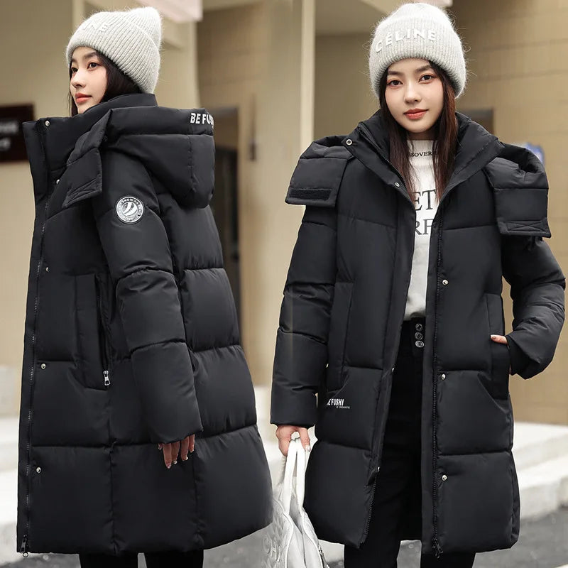 Veste femme épaisse à capuche – Hiver 2025 | ParisPetitPrix