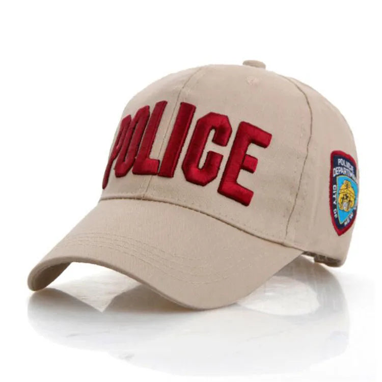Casquette Baseball Lettre Police Unisexe Réglable Chapeau Camionneur Golf Sport
